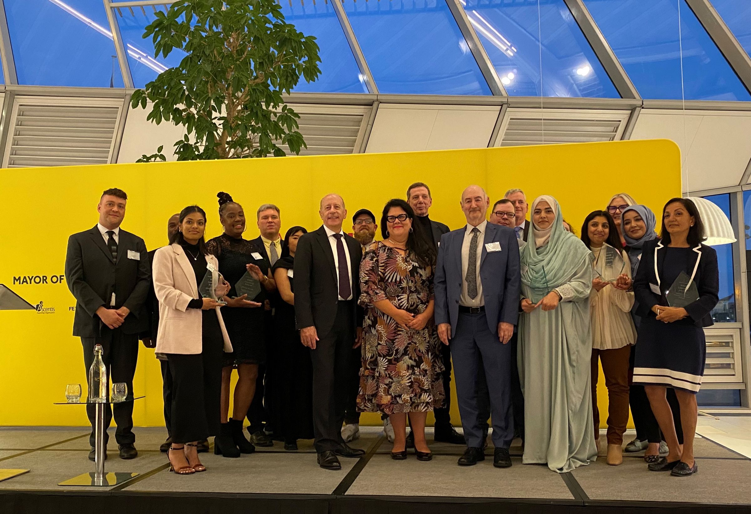 Ascentis are delighted to support the Mayor of London’s Adult Learning Awards 2023